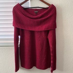 Plumb cowl neck cozy sweater